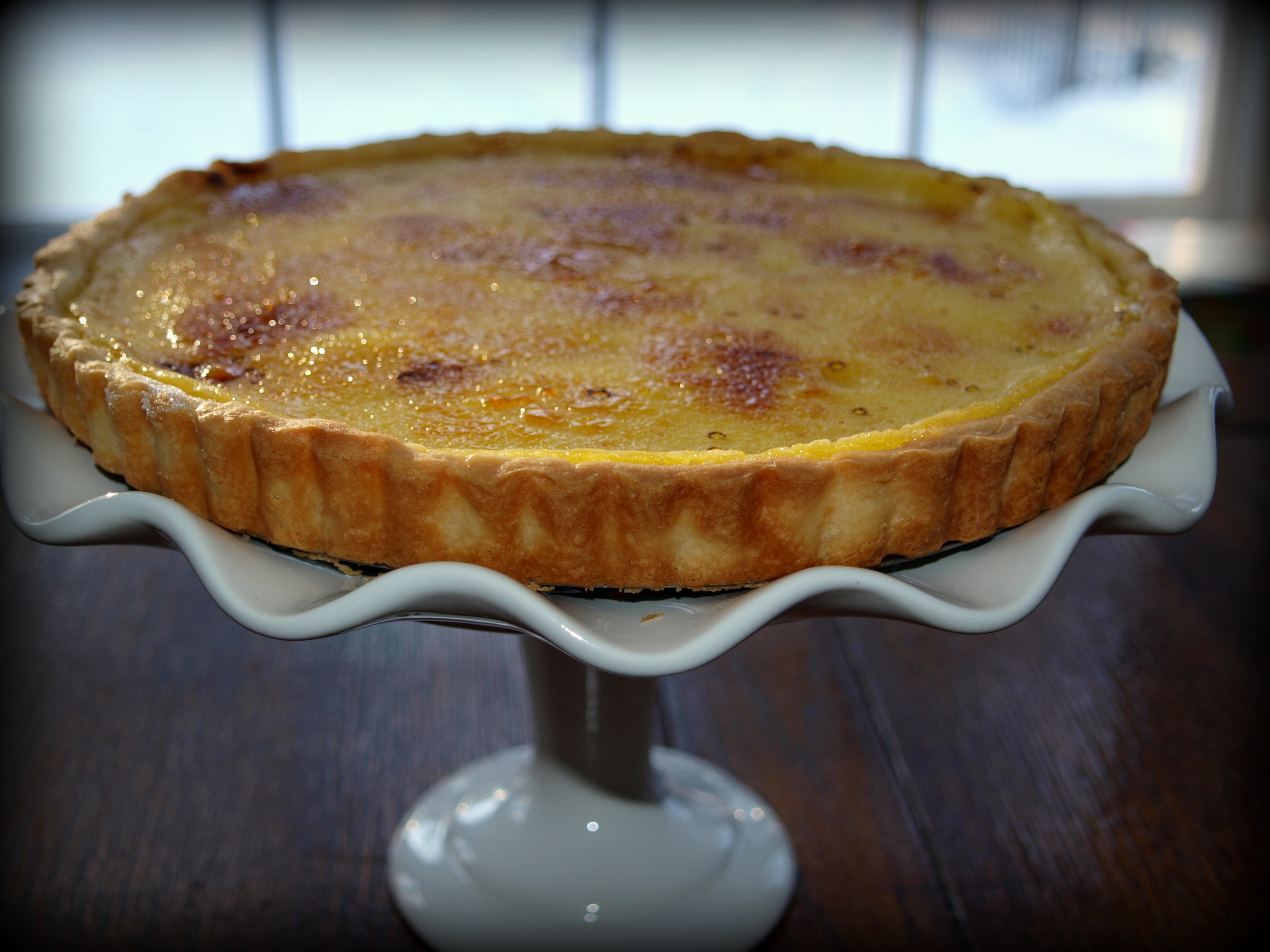 Lemon Crème Brûlée Tart