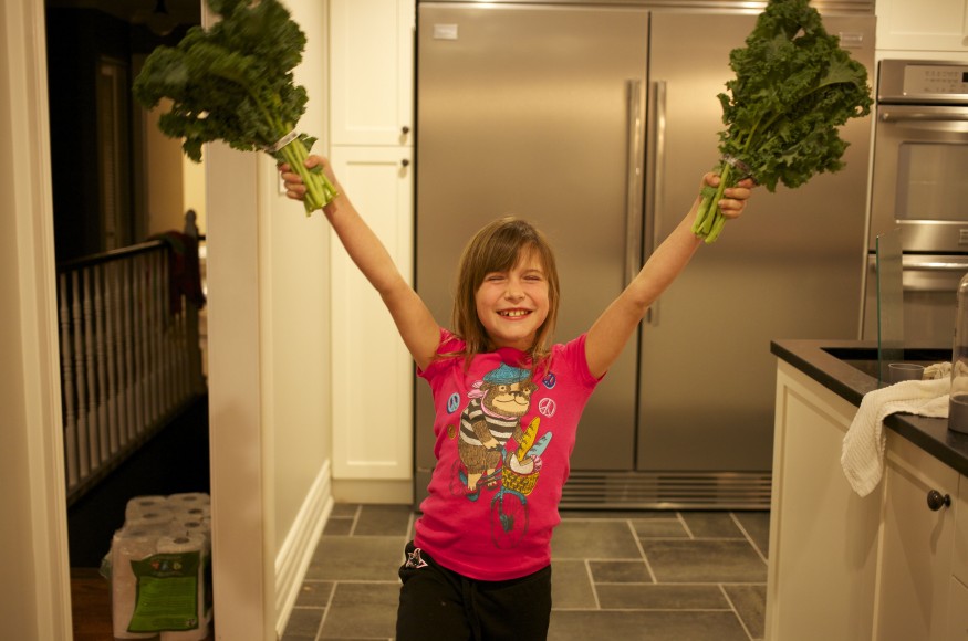 kale pom poms
