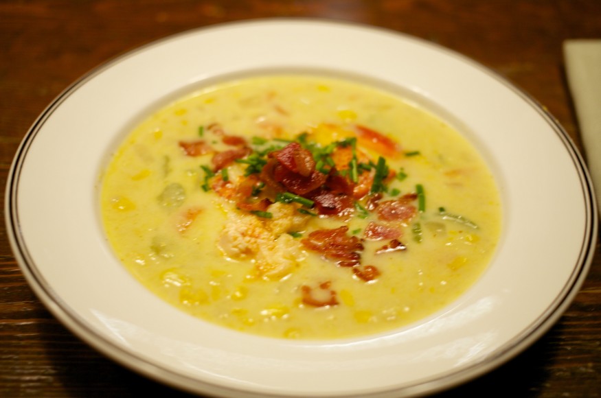 lobster and corn chowder