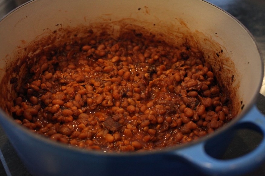 homemade baked beans