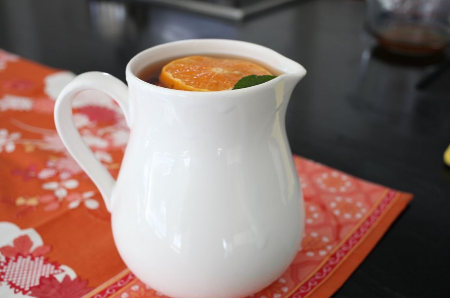 tangerine green tea