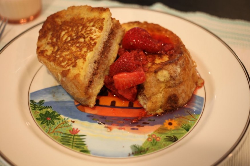 chocolate stuffed french toast 2