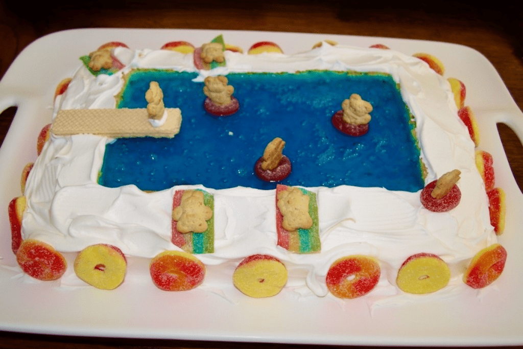 Pool Party Cake