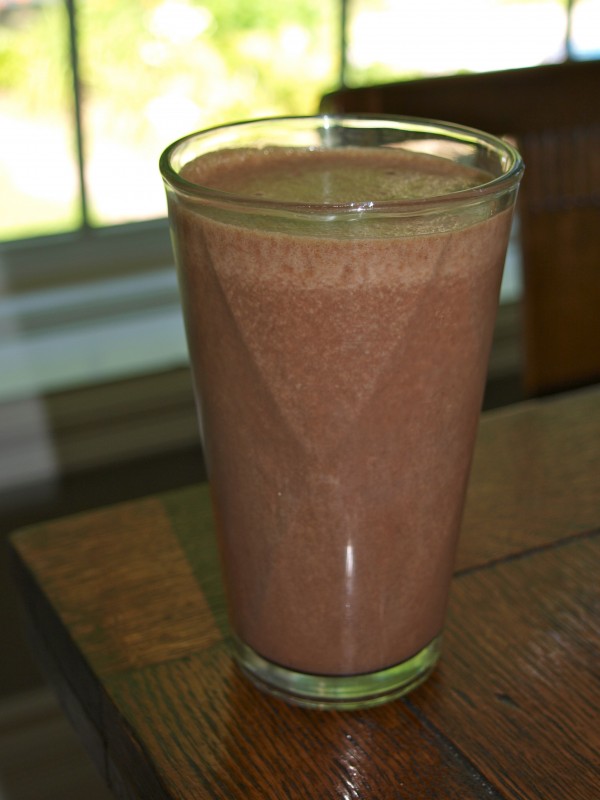 chocolate almond smoothie
