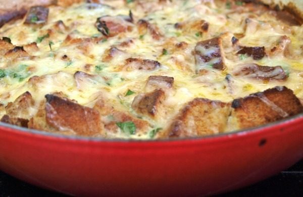 bacon gruyere cheese strata
