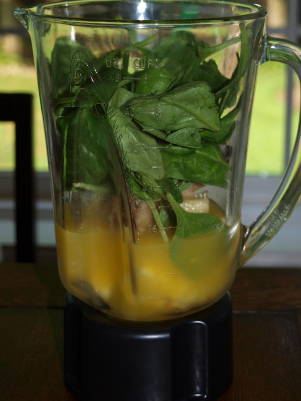 Pineapple Orange Spinach Smoothie