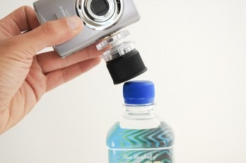 water bottle tripod