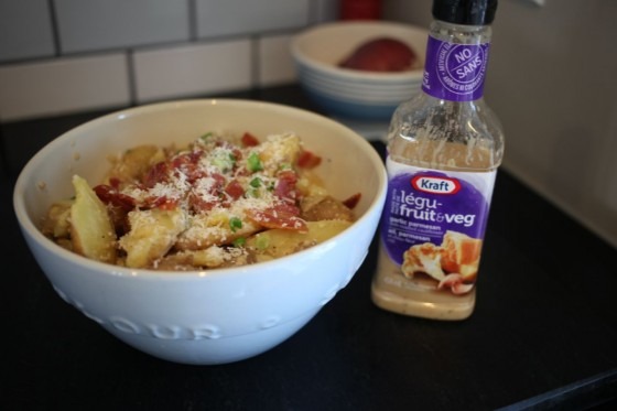 Kraft Fruit and Veg Dressing Warm Potato Salad 2