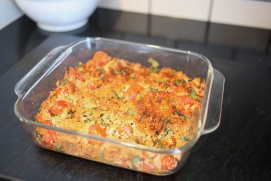 cherry tomato bake
