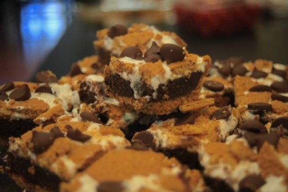 s'more brownie bars
