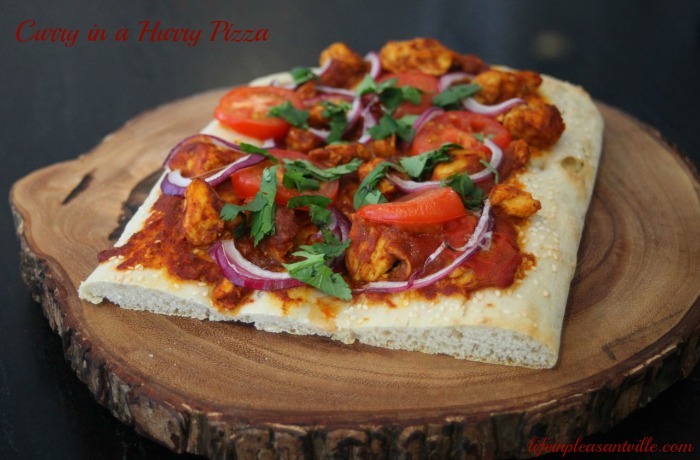 curry in a hurry pizza