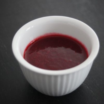 easy raspberry puree