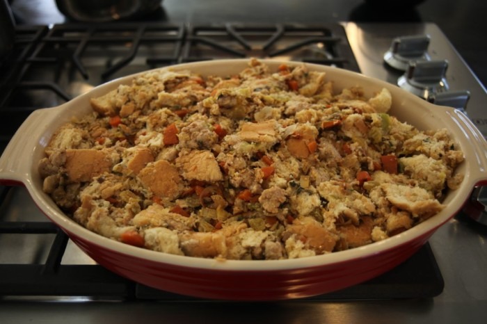 sausage turkey stuffing