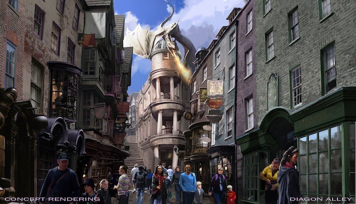 diagon alley at universal studios