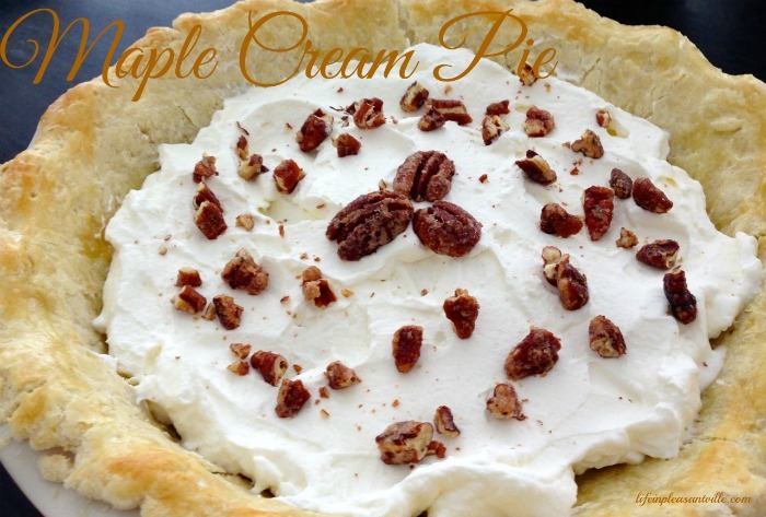 maple cream pie
