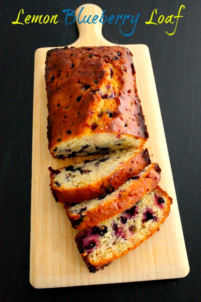 lemon blueberry loaf