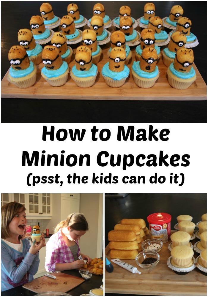 minion cupcakes