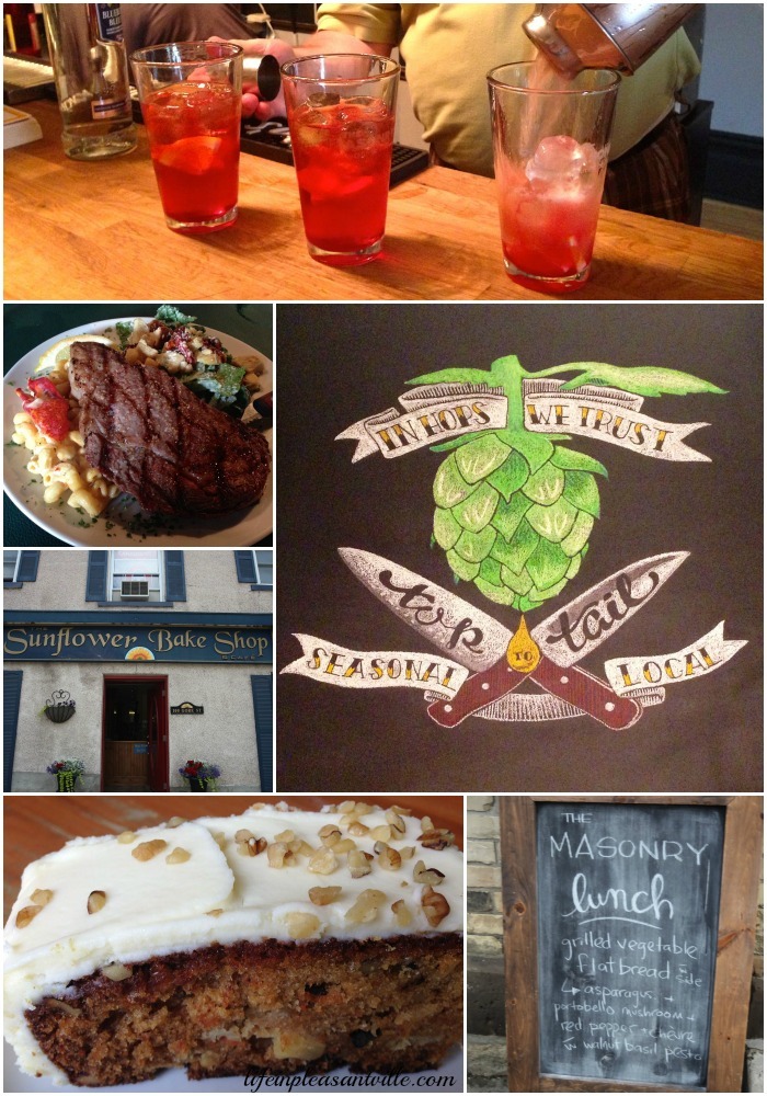 ontario highlands, perth, food, dining