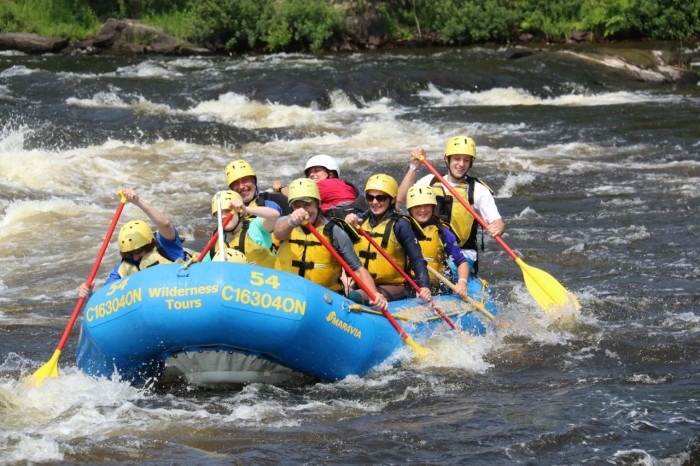 white water rafting