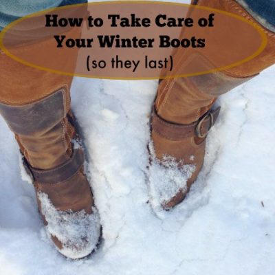 how to take care of winter boots