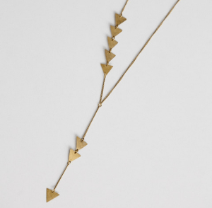 10 Stocking Stuffers For Fashionistas 10 Stocking Stuffers For Fashionistas, arrow necklace, Just One, gold