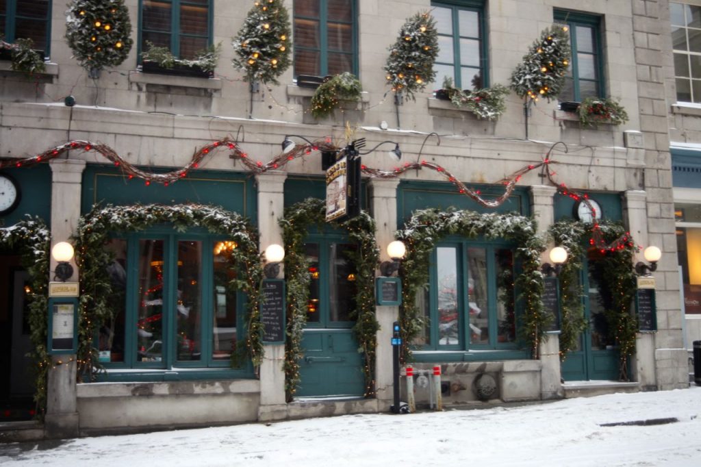 Winter Wonderland, old montreal, charm, restaurants