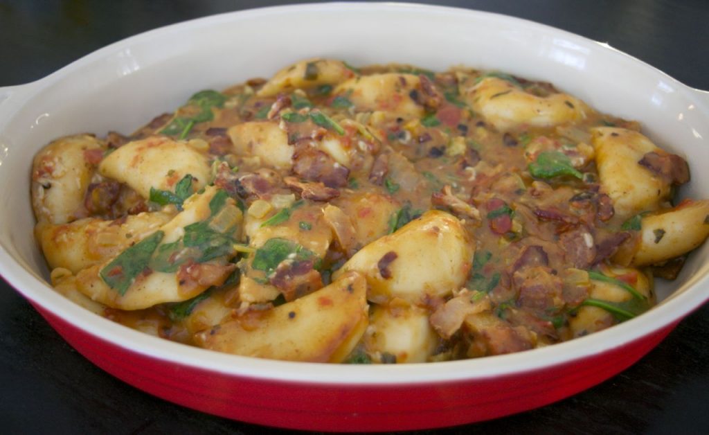 Campbell's Creamy Perogie Dinner