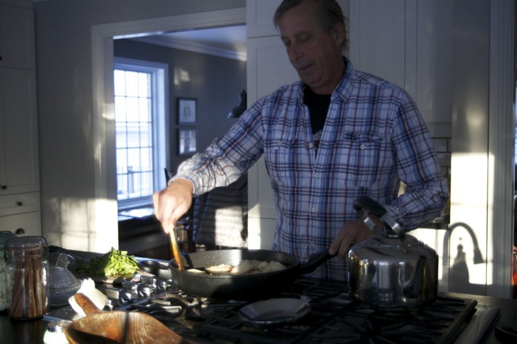 creamy perogie dinner