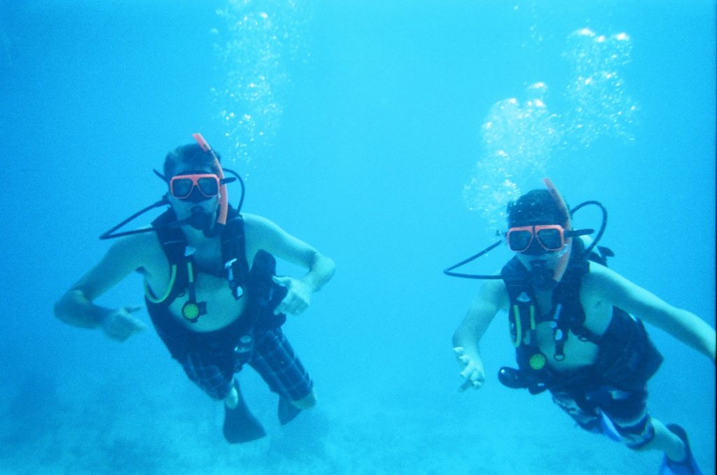 Scuba Diving Family Vacations, Turks and Caicos, Beaches, first timers, learn to dive