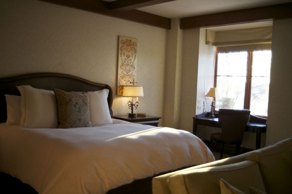 Time is a luxury, suite at Hotel Quintessence, Mont Tremblant