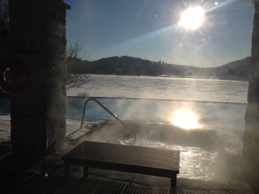 Time is a luxury, Spa at Hotel Quintessence, Lac Tremblant, Mont Tremblant