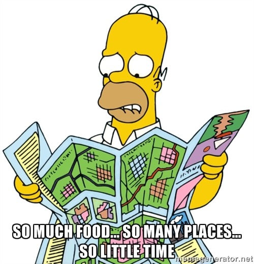 Have Food, Will Travel Homer Simpson food meme