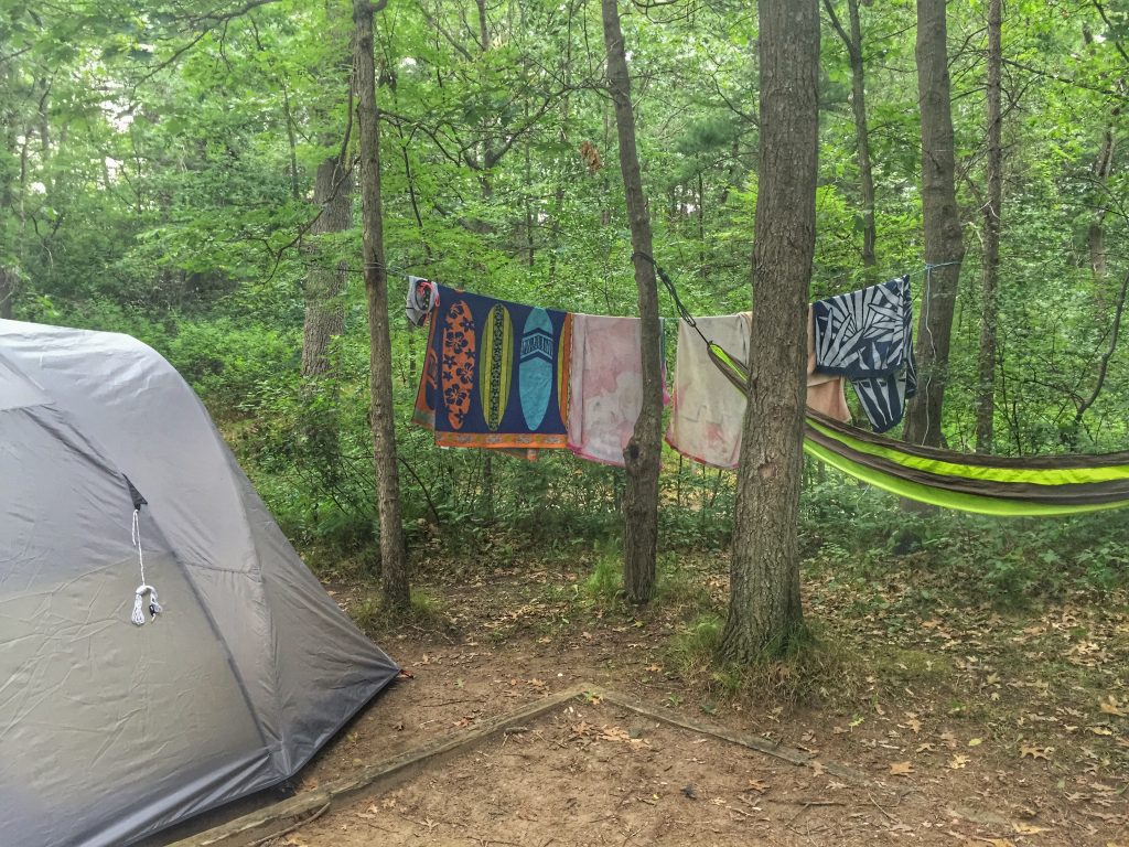 Pinery Provincial Park, Camping near the beach