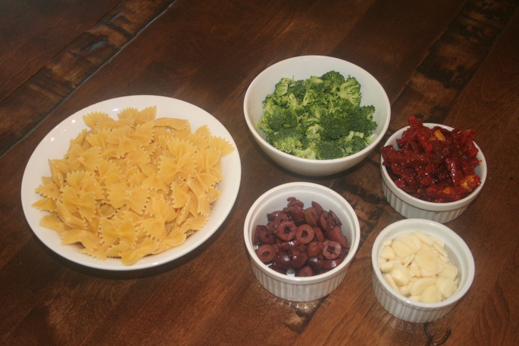 Pasta 97 - The Simple Pasta That Started It All Ingredients for simple, delicious pasta dish.