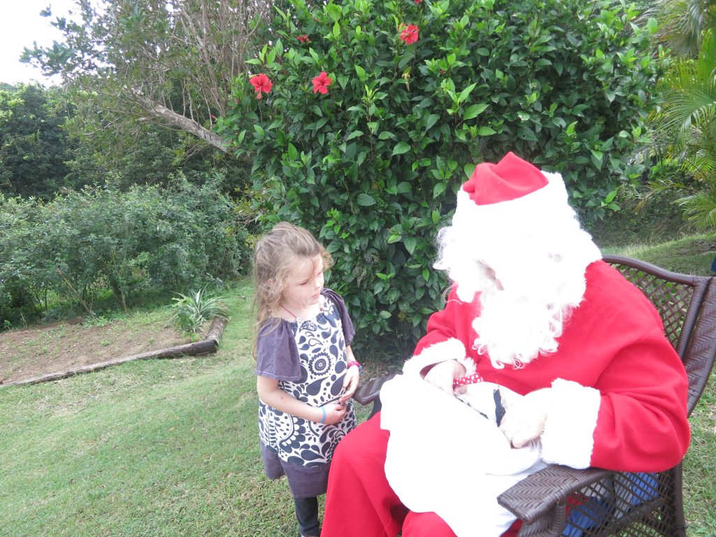 santa in the tropics