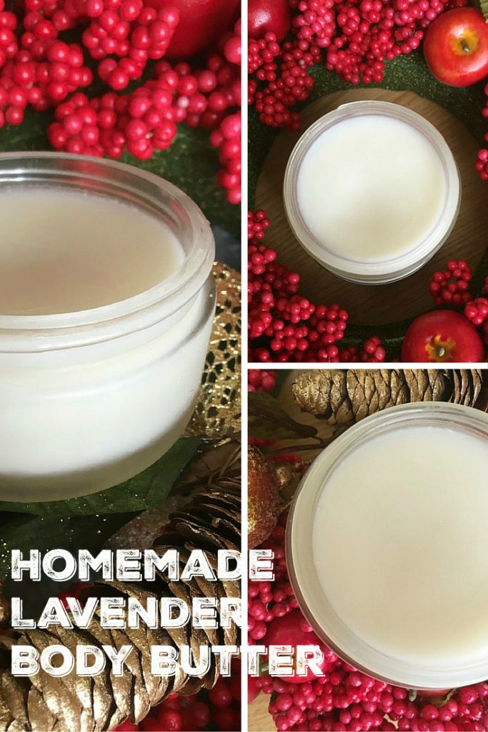 Christmas DIY - Lavender Body Butter Homemade DIY coconut oil body butter with lavender