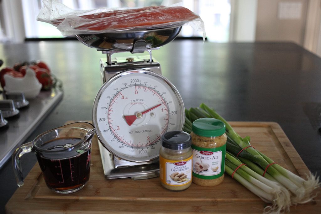 Maple Glazed Trout Ingredients
