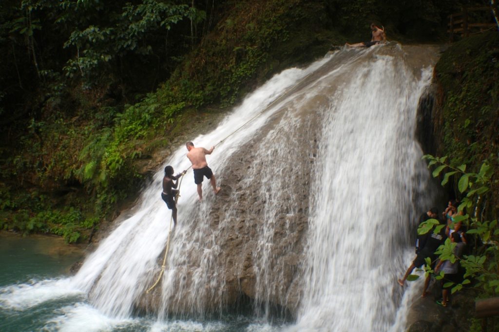 Waterfalls in Jamaica The Blue Hole 