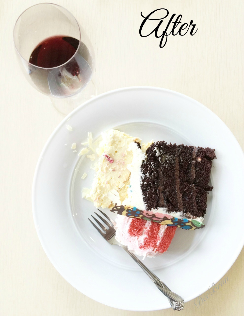 food photography tips and tricks, after photo of birthday cake