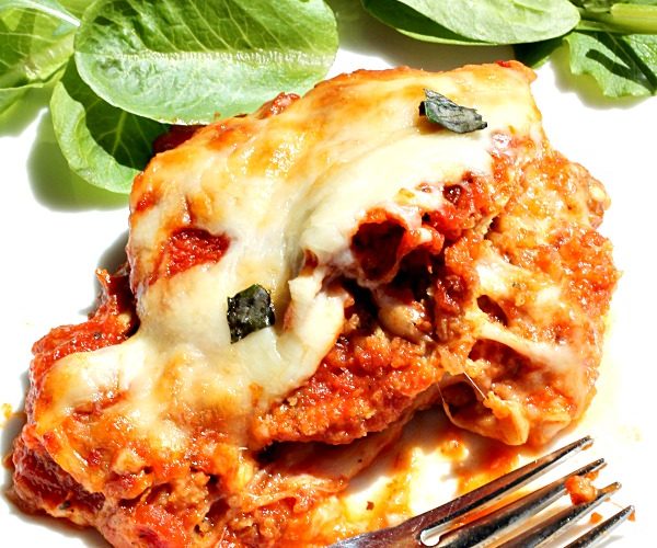 Easy Baked Eggplant Parmesan
