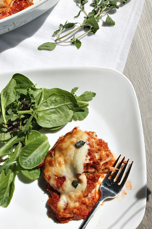 Perfect family meal, easy baked eggplant parmesan Easy Baked Eggplant Parmesan