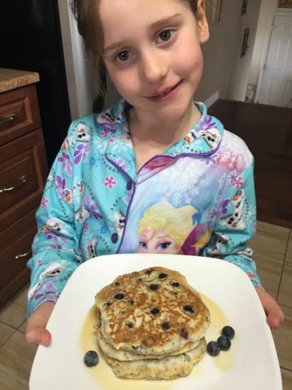 Getting the kids in the kitchen is fun, it's educational and it's the perfect quality time. While you are there help them make this snack recipe. kaylie pancakes