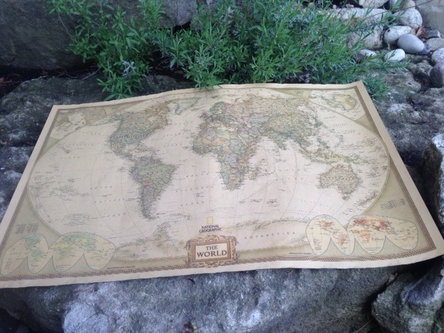 I'm not about to tell you that there's isn't planning and commitment necessary to make the vintage map on wood project, but the results will be worth it. And the steps are simple to follow Step 1-2