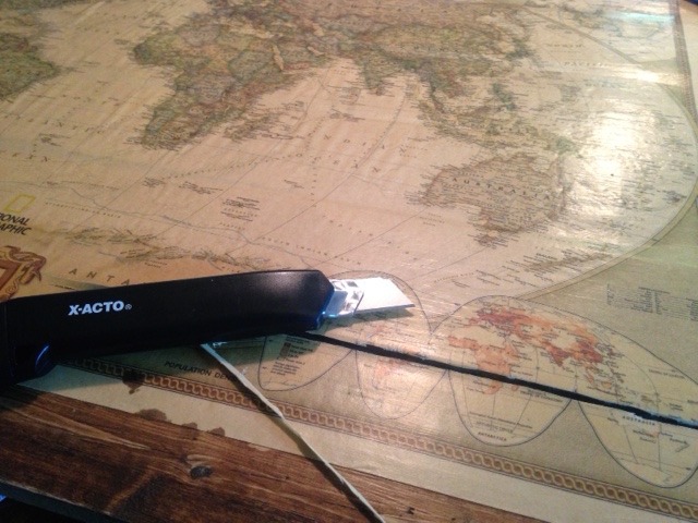 I'm not about to tell you that there's isn't planning and commitment necessary to make the vintage map on wood project, but the results will be worth it. And the steps are simple to follow Step 6