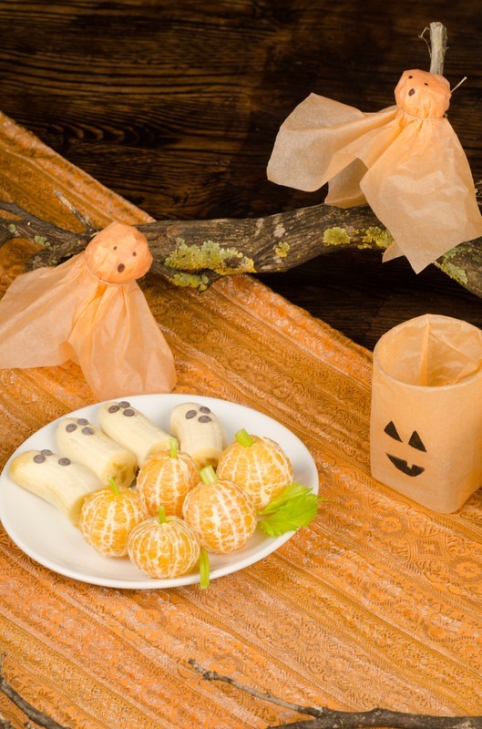 health halloween snacks, making healthy food fun for Halloween