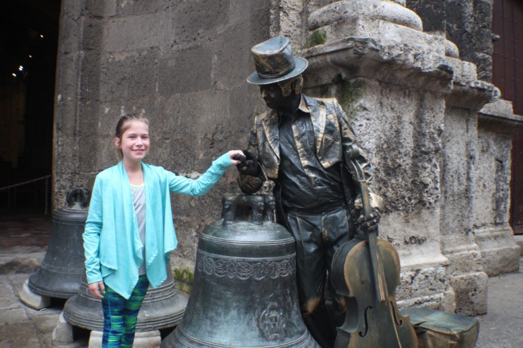 Performance Street Art Havana Cuba travel