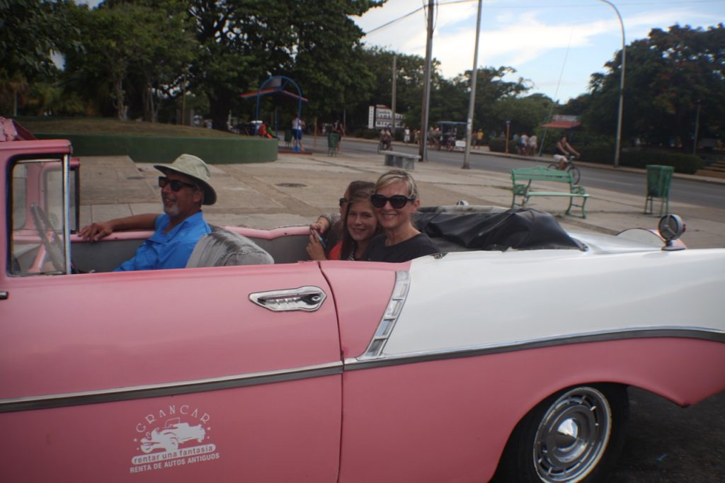 Old Cars in Varadero family travel cuba