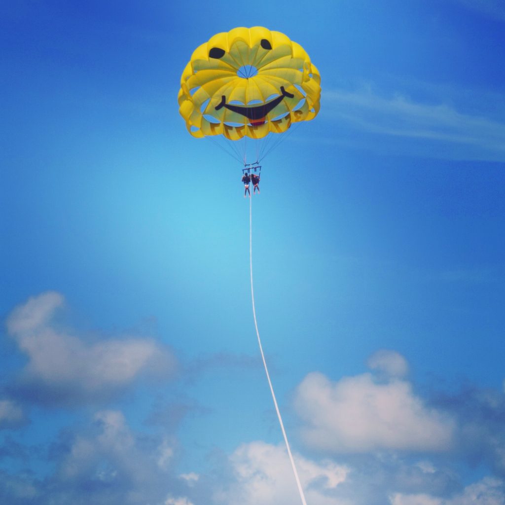 spring break in myrtle beach, parasailing, family activities myrtle beach