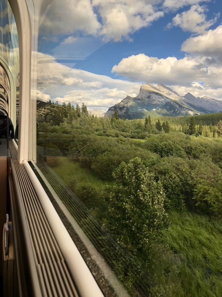 train travel with Rocky Mountaineer
