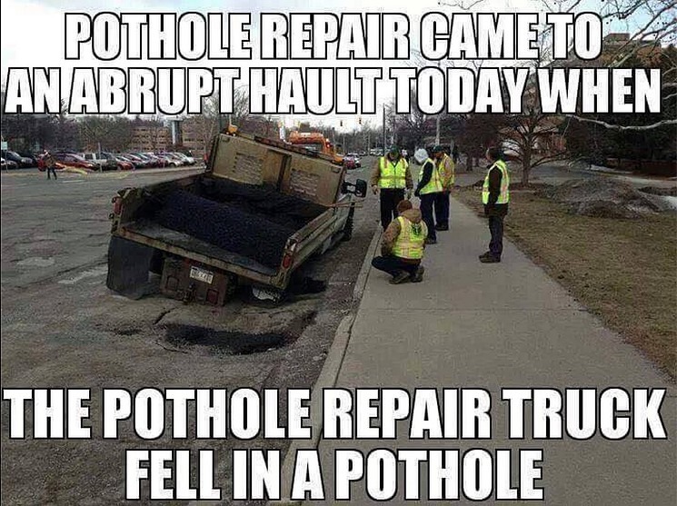 pothole damage